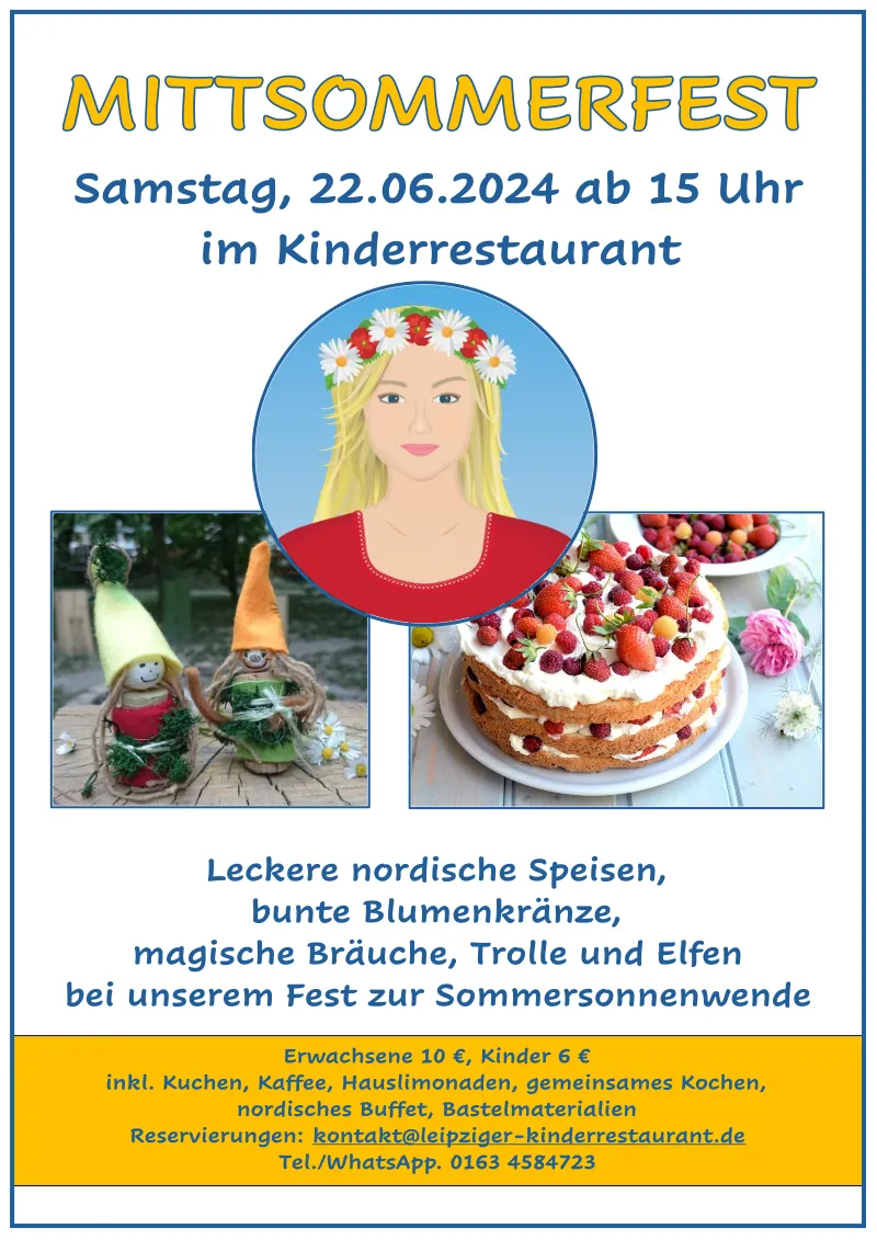 Flyer vom Mittsomerfest 